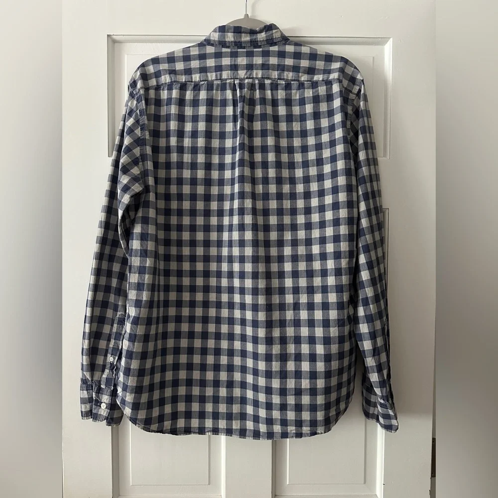 J. Crew Slim Fit Secret Wash Organic Cotton Poplin Long Sleeve Button Down Shirt